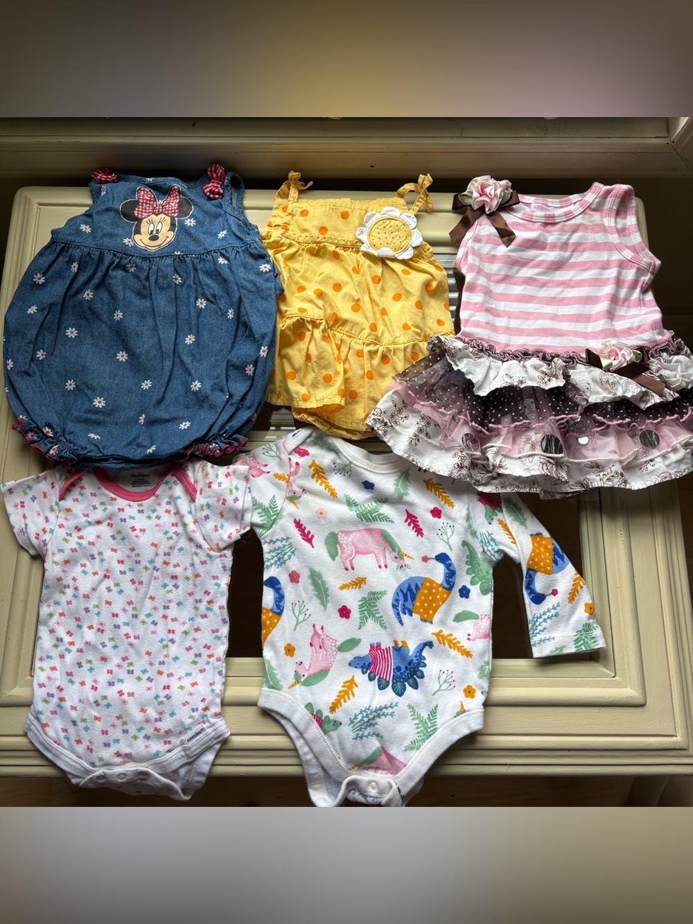 5 Piece  3-6 Months Baby Girl Clothes